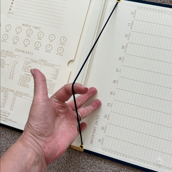 Navy and Gold Constellation Notebook File folder. - Picture 3 of 7